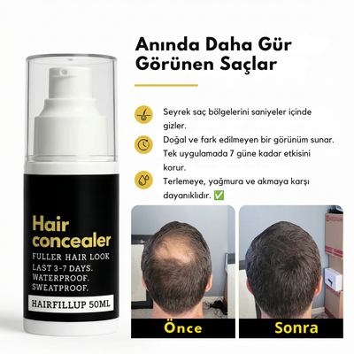 Saç Seyrelme Kapatıcı Krem – Anında Dolgun & Doğal Görünüm